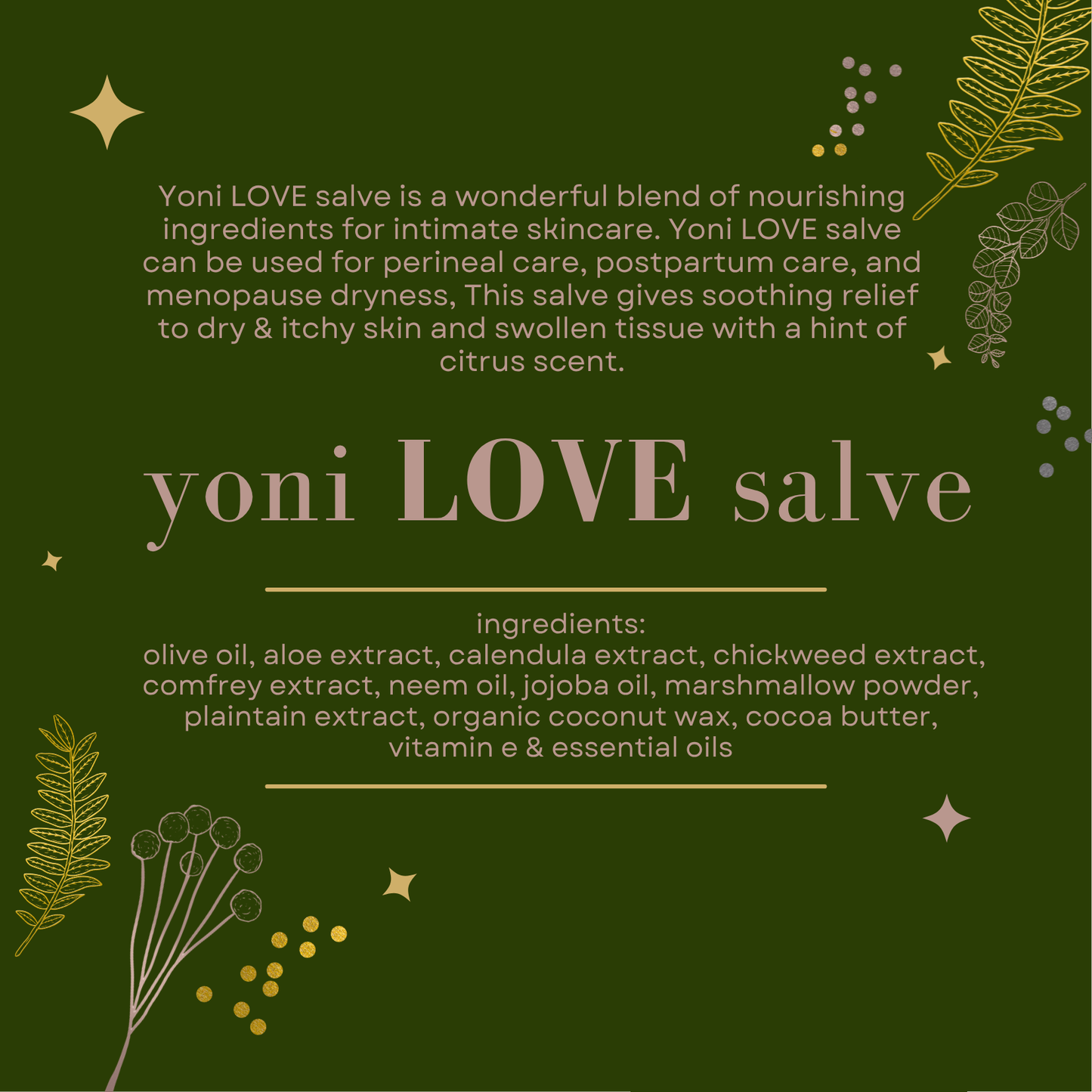Yoni LOVE salve