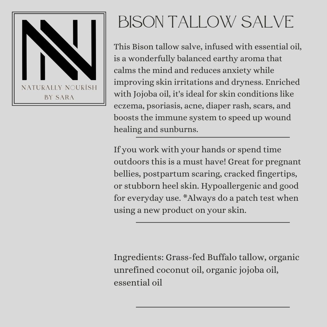 Bison Tallow Salve