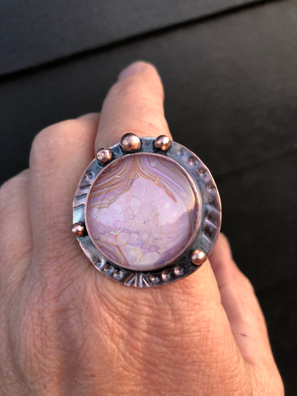 Copper Sun Ring